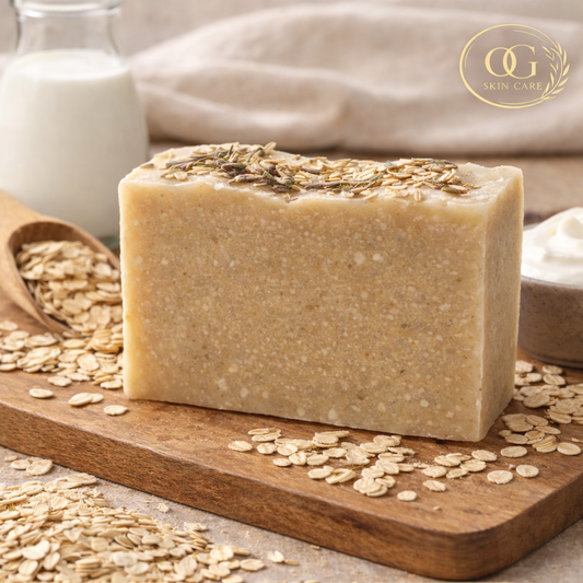 Goat Milk Oatmeal Bar Soap for Sensitive & Dry Skin