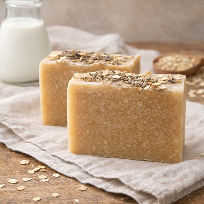 Goat Milk Oatmeal Bar Soap for Sensitive & Dry Skin