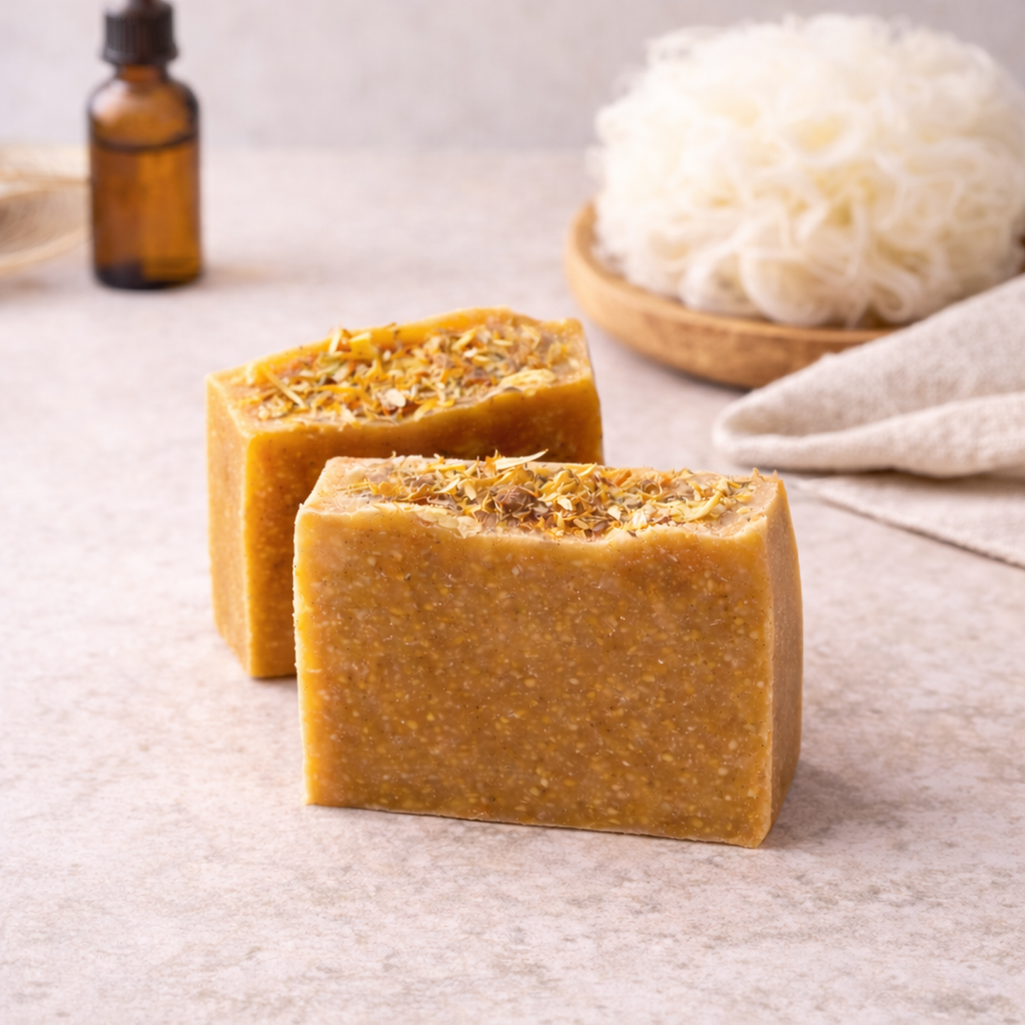 Turmeric Orange Ginger Bar Soap for Bright, Radiant Skin